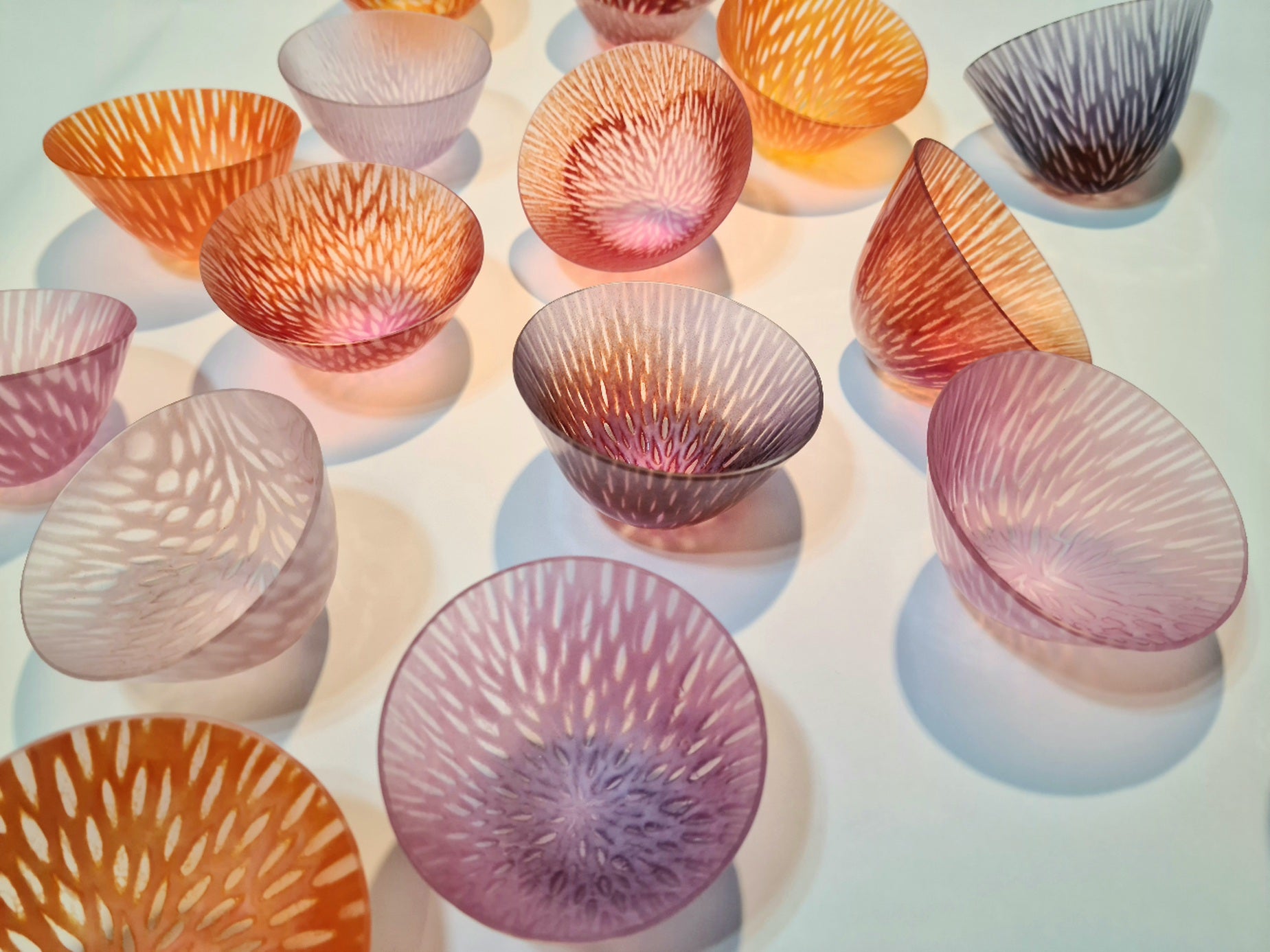 Delicate Disco with Bullseye Glass