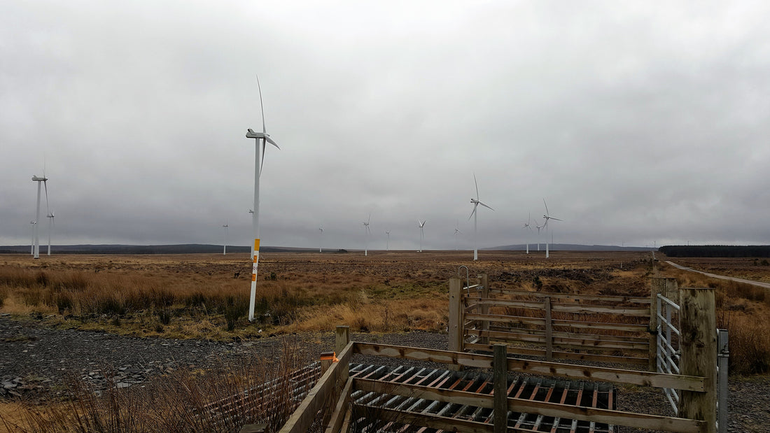 Caithness wind farm on residency at Lyth Arts Centre Amanda Simmons