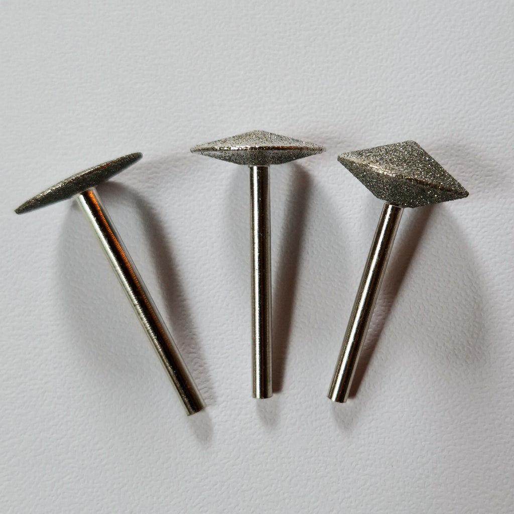 1/8 Inch Width shank x 3/4 Inch Diameter 80 or 120 Grit Diamond V-Wheel LARGE